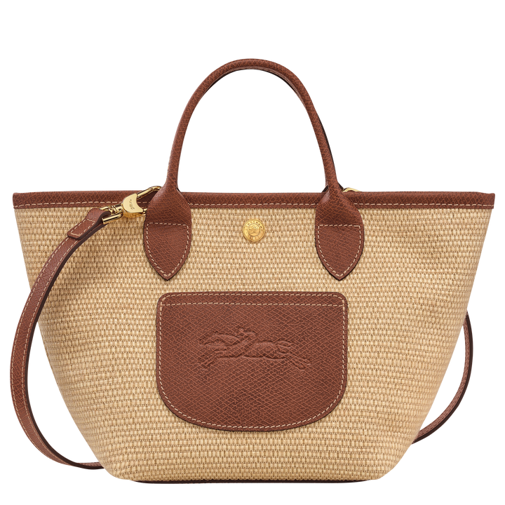 Le Pliage XS Basket Bag Brown Canvas