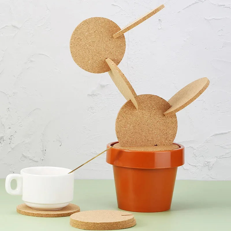 Cactus Coaster Plant Set