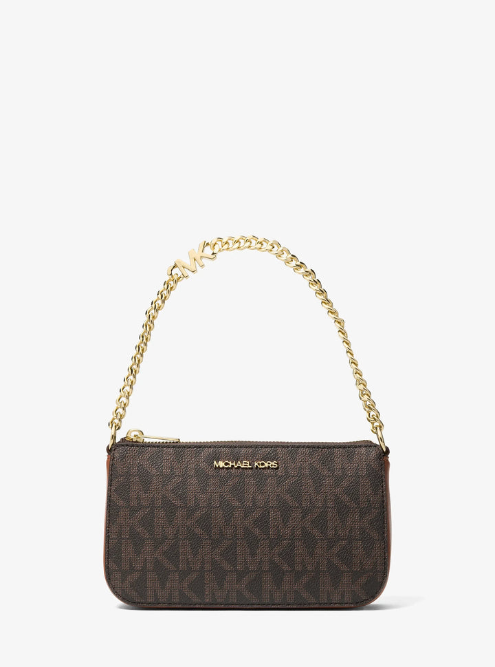 Michael Kors Jet Set Small Signature Logo Chain Pochette
