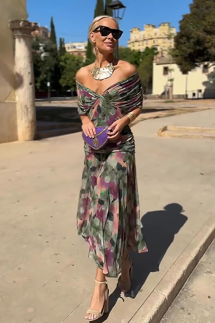 Isla | Elegant V-neck Maxi Dress