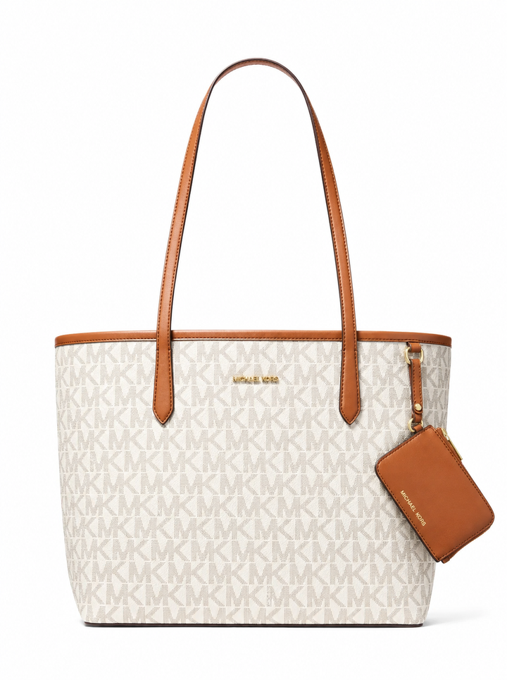 Michael Kors Jet Set Large Signature Logo Tote Bag