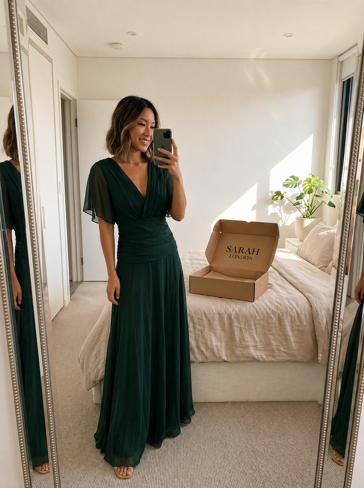Isla | Elegant V-neck Maxi Dress
