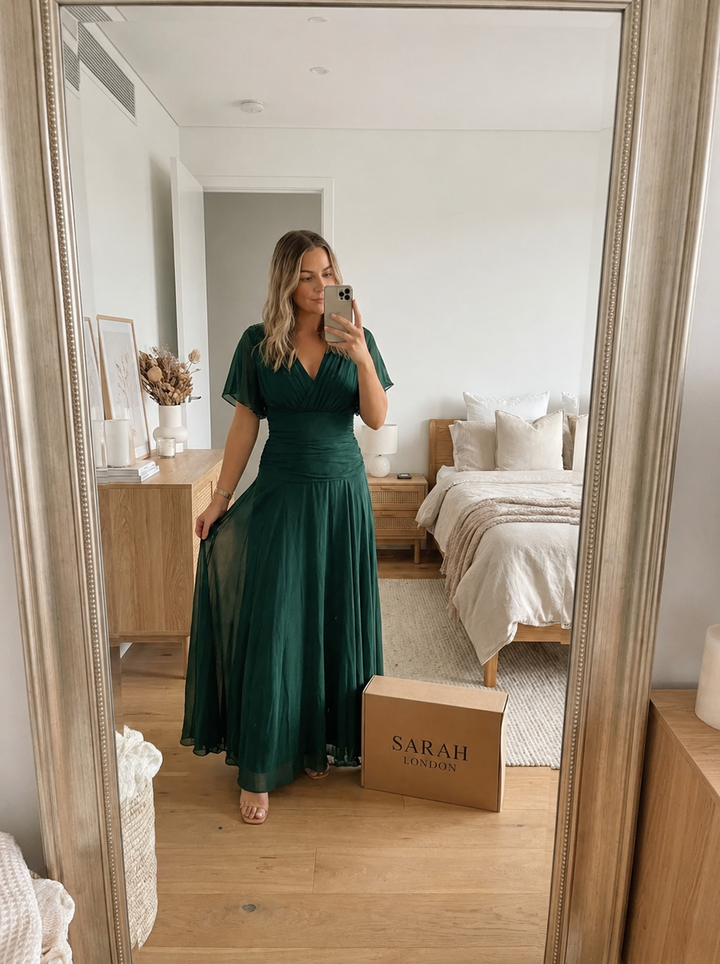 Isla | Elegant V-neck Maxi Dress
