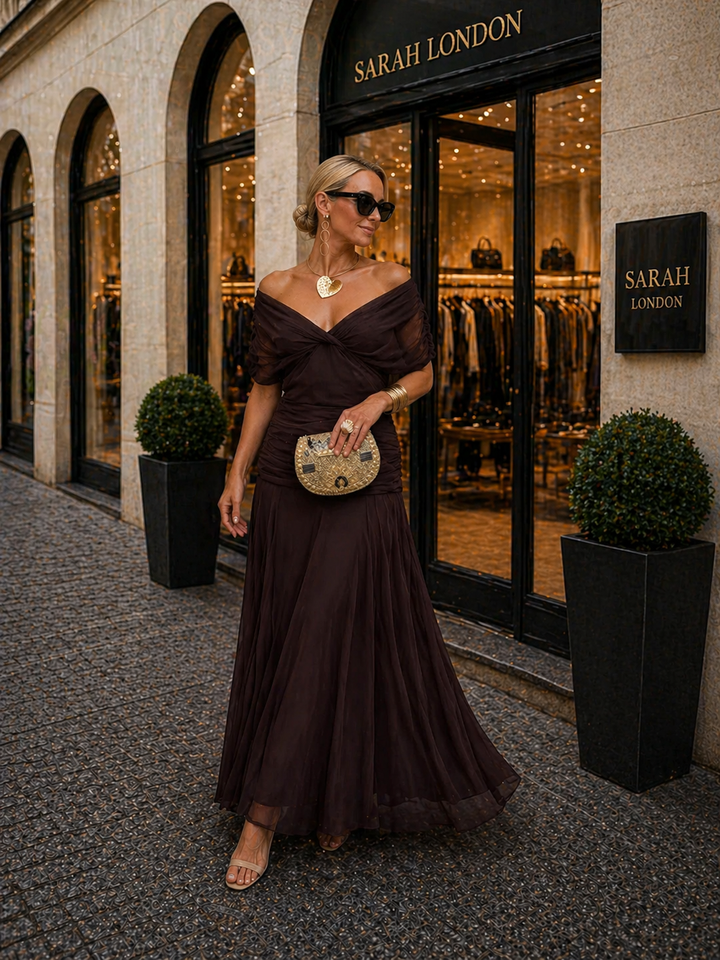 Isla | Elegant V-neck Maxi Dress