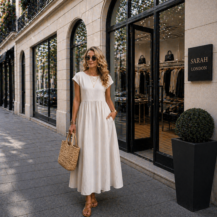 Gabrielle | Flowing Midi Dress