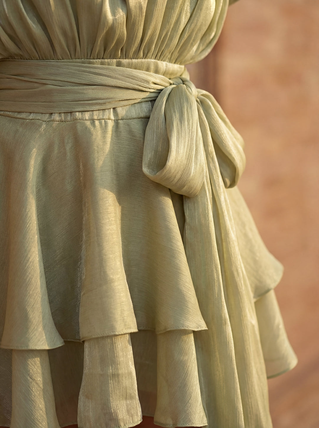 Ruffled Mini Dress