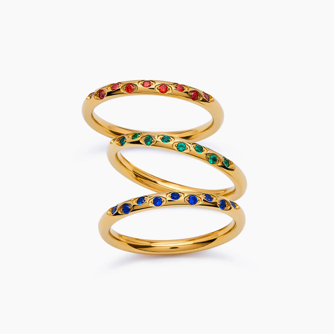 Celestial Birthstone Ring