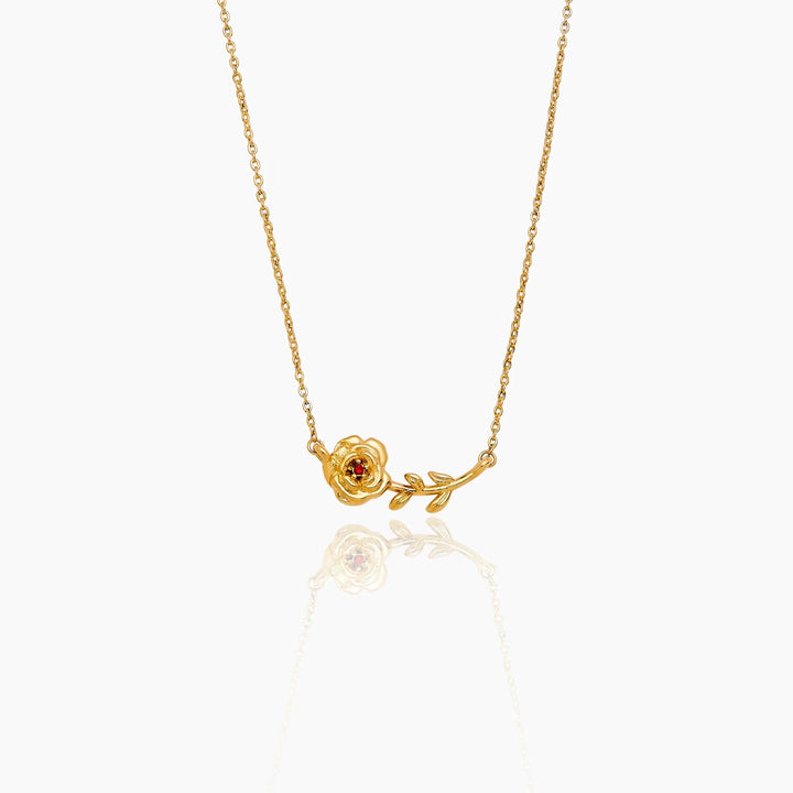 Dainty Birthflower Necklace