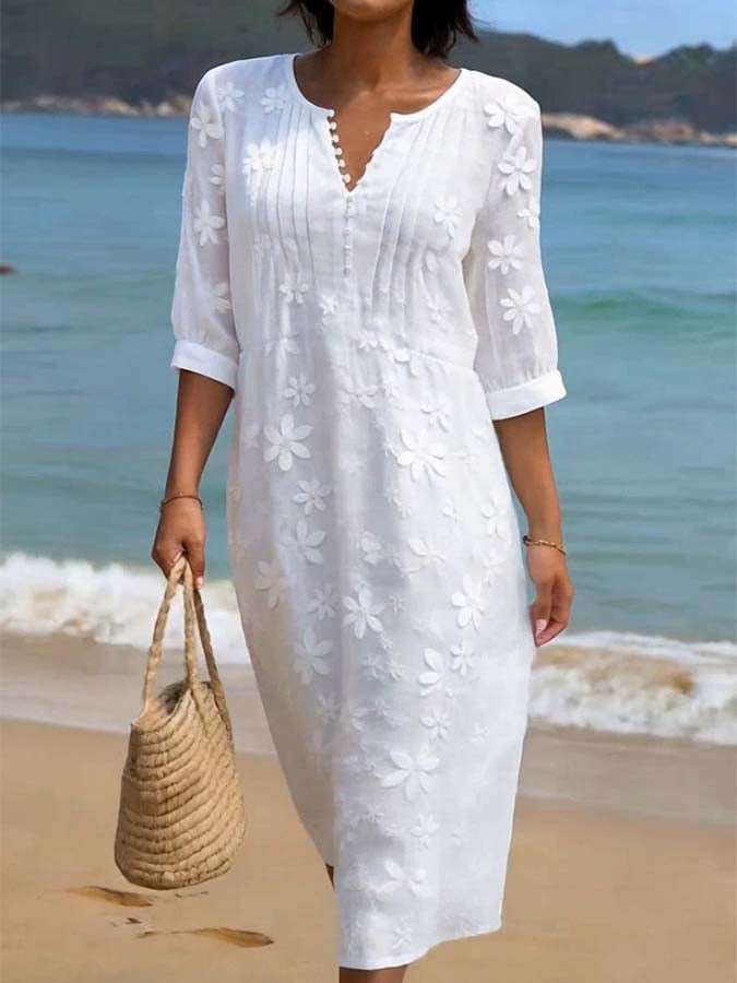Women'S Casual Printed Dress