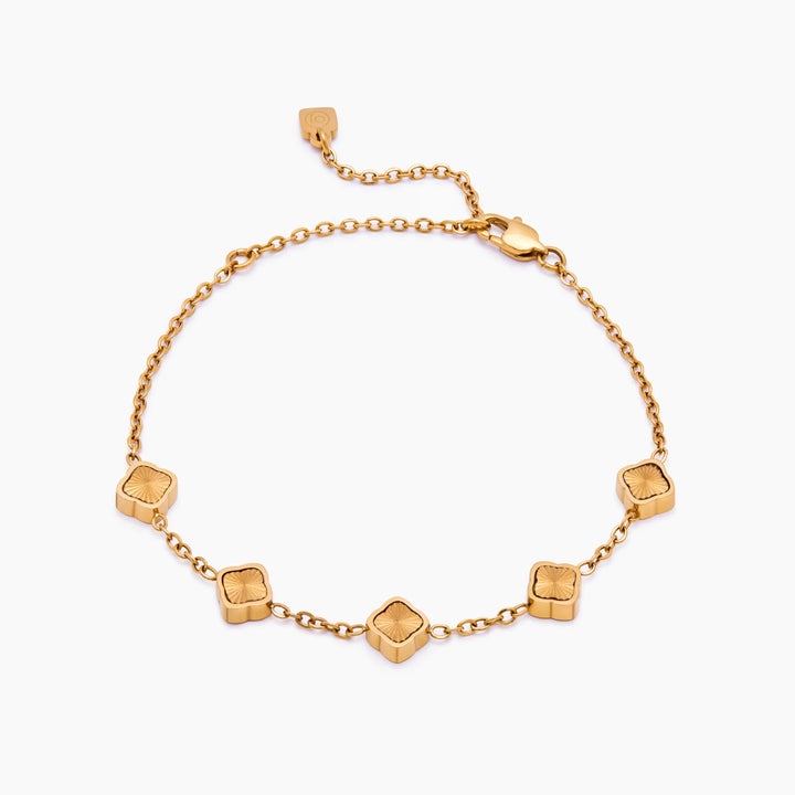 Mini Sunburst Clover Bracelet